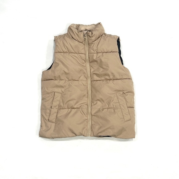 Old Navy Active Tan Puffer Vest - Picture 1 of 5